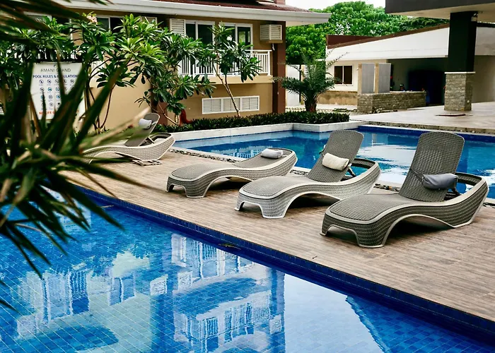 Lägenhetshotell Near Mactan Airport Free Pool Gym Wifi Netflix Water, Self Check-In 3*